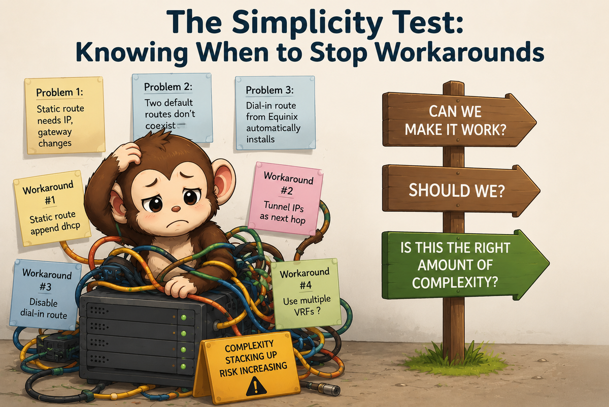 The Simplicity Test: Knowing When to Stop Workarounds