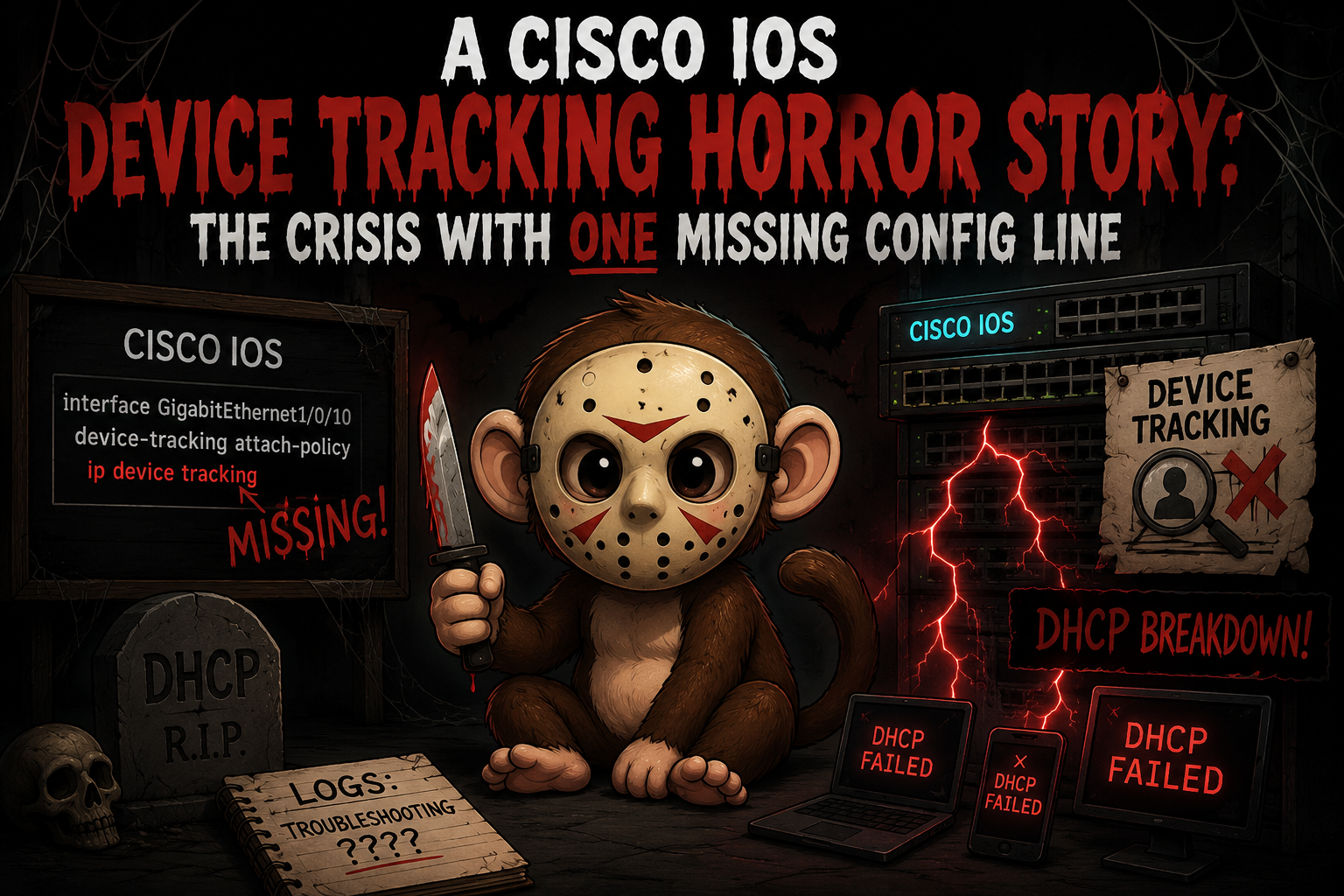 A Cisco IOS Device Tracking Horror Story: The Crisis With One Missing Config Line